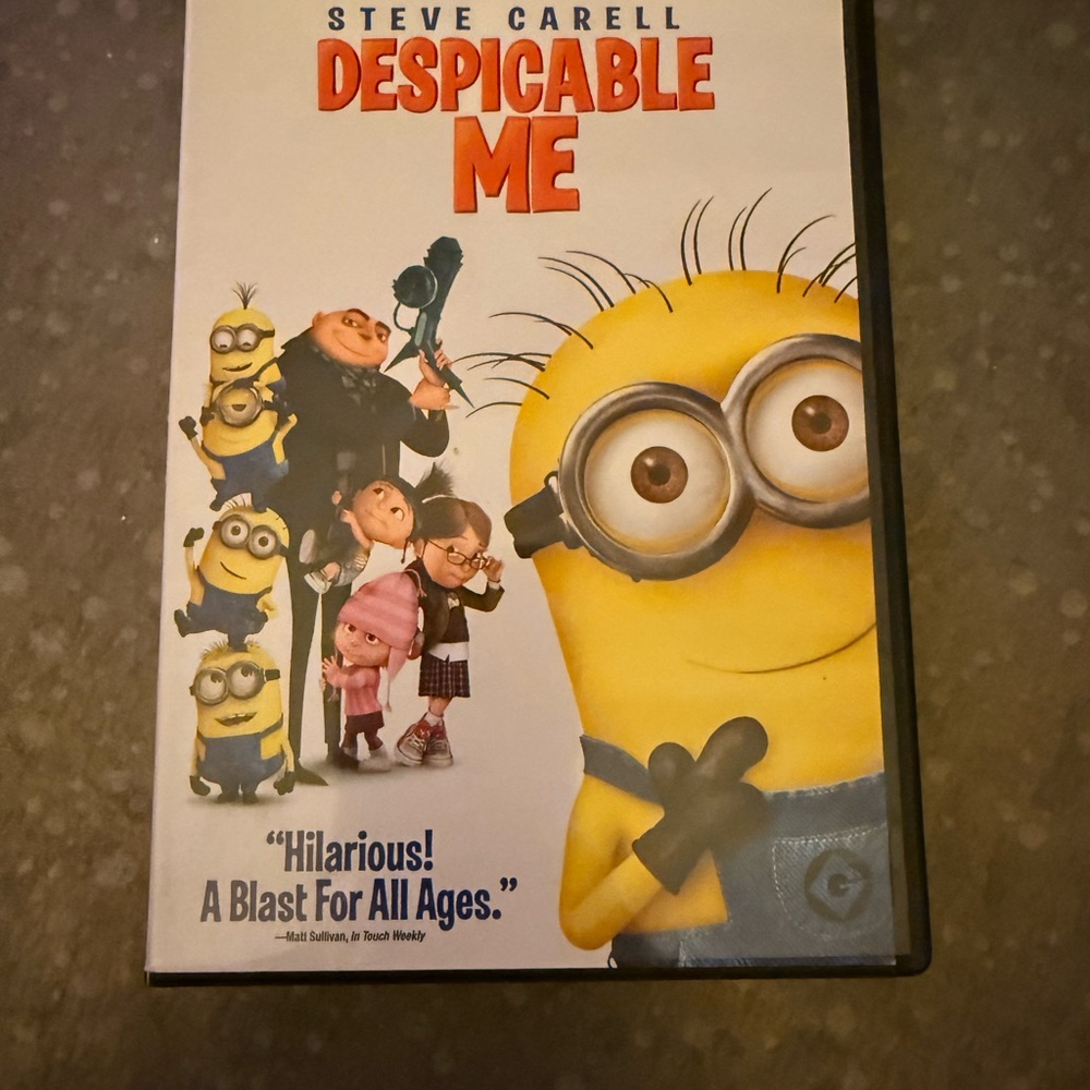 Despicable Me DVD, Starring Steve Carell, Minions, Rated PG